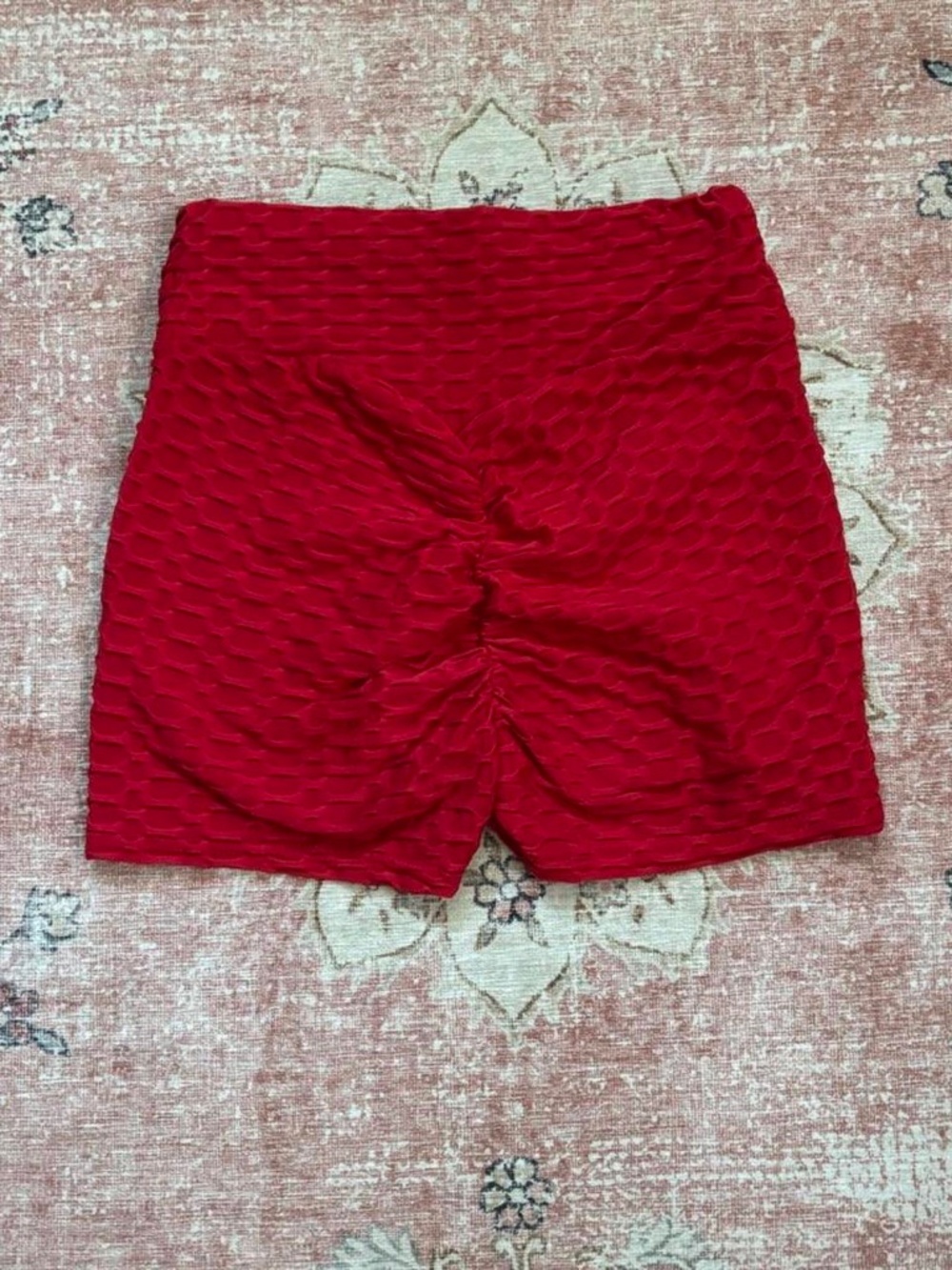Red Mini Shorts - Picture 2 of 2